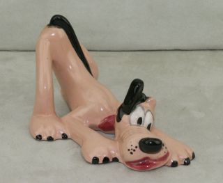 Disney American Pottery Shaw 1940s Pluto Crouch Ear Up