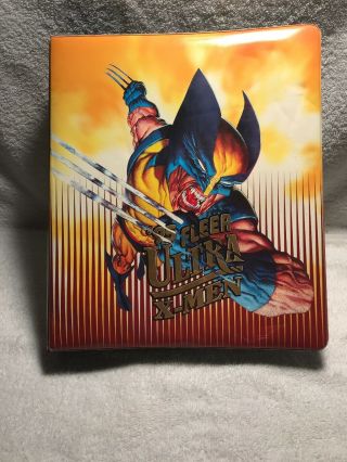 1995 Fleer Ultra X - Man Over 300 Cards And Binder Deadpool And More