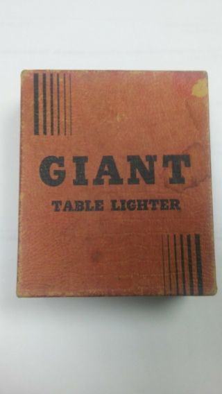 Vintage GALTER PRODUCTS The Giant & Jumbo Table Cigarette Lighters 4 