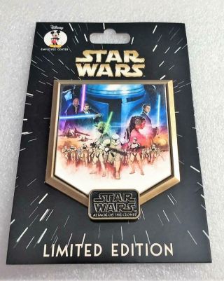 Dec Disney Employee Center Star Wars Episode 2 Attack Of The Clones Le 300 Pin