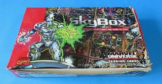 1993 Skybox Marvel Universe Series Iv 4 Open Box W 32 Packs
