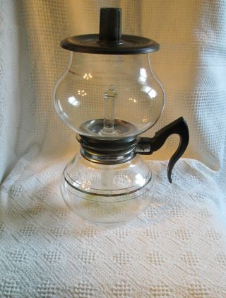 Cory Drl Dru 8 - Cup ? Glass Vacuum Drip Coffee Pot Maker W/bakelite Handle & Top