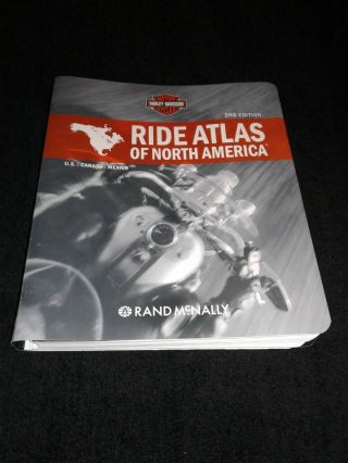 Rand Mcnally Harley Davidson Ride Atlas Of North America 2nd Edition