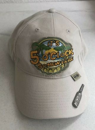 Its 5 O’clock Somewhere Jimmy Buffett Hat One Size Fits All Margaritaville