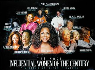 Famous Black Women Poster African American History Most Influential People 18x24