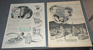 9 Vintage 1940s - 60s Ronson Lighters Print Ads