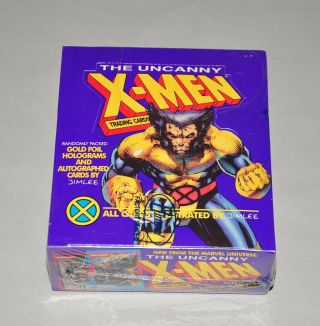 Uncanny X - Men Trading Cards 1992 Jim Lee Factory Box Wolverine Impel