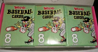 WEIRD - OHS BASEBALL COLLECTOR CARDS BOX OF 24 2