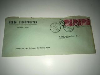 La Choy 10 VINTAGE Old Stamped Envelopes USA & Foreign 2