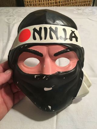 Vintage Ninja Halloween Mask Costume Party Childs