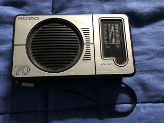 Vintage Magnavox Al - 70 Pocket Am/fm Radio -