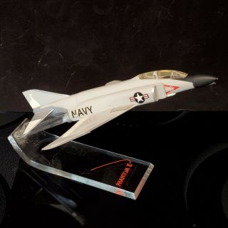 Rare Vtg Precise / Topping Desk Model F - 4 Phantom Ii With Stand