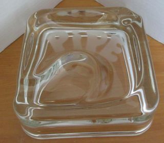 Solid Glass Tobacco Pipe Rest Stand Smart Item With " Pipe " Word Detail Involved
