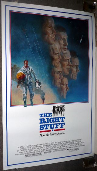 The Right Stuff 1983 Rolled One Sheet Movie Poster 27x41 Chuck Yeager