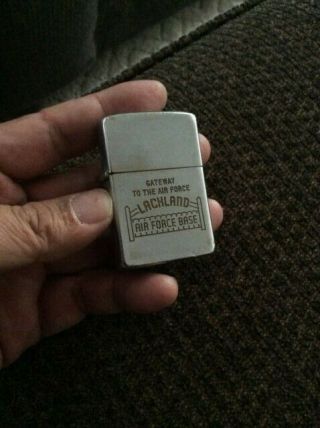 1957 Military Zippo Lighter,  Lackland Air Force Base