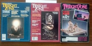 The Twilight Zone Magazines May 1981,  June 1981,  June 1983 W/tv Scripts,  Fiction