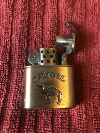 vintage camel zippo lighter Brass 3