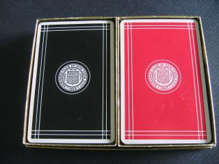 Harvard Club of York City Playing Cards Double Deck Vintage USA Made 2