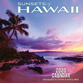 2020 Wall Calendar - Hawaiian Sunsets By Michael & Monica Sweet,  11in X 11in
