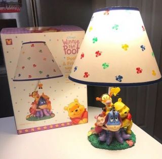 Disney Winnie The Pooh And Friends Baby Nursery Lamp Shade Tigger Piglet Eeyore