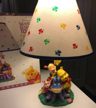 Disney Winnie The Pooh And Friends Baby Nursery Lamp Shade Tigger Piglet Eeyore 2