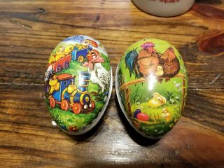 German Easter Eggs,  Set Of 2