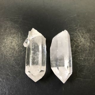2Nice Arkansas Quartz Crystals With Good Points 514 - 12 W/ Record Keeper 4