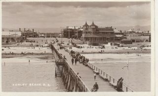 Vintage Postcard Henley Beach South Australia " Gordon Walker Photo " 1900s