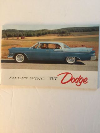 Vintage 1957 Dodge Auto Brochure