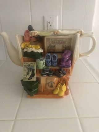 Paul Cardew Limited Edition Shoe Market Stall Teapot 374/3000