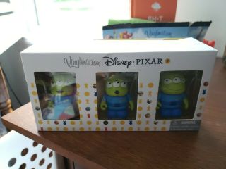 Disney Vinylmation 3 " Park Set 1 Pixar Little Green Men Aliens From Toy Story
