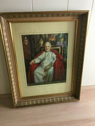 Framed Image Of Pope Saint John Xxiii