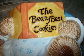 3 Piece Vintage Treasure Craft The Beary Best Cookies CHIEF 12 