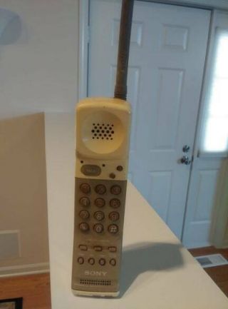 Vintage Sony Cordless Telephone No Base Model Spp - 50