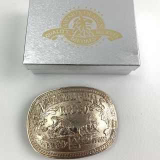 1994 Hesston Nfr National Finals Rodeo Gold Tone Ltd Edition Nos