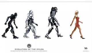 Battlestar Galactica Evolution Of The Cylon Poster