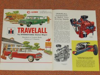 1961 International Travelall Brochure - - Prospekt