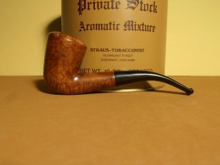 Vintage Unbranded Briar Calabash Estate Tobacco Pipe; Made In Italy