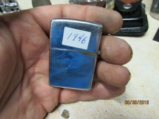 Vintage Rare 1946 - 1950 Pat 2032695 Zippo Lighter W Insert Pics
