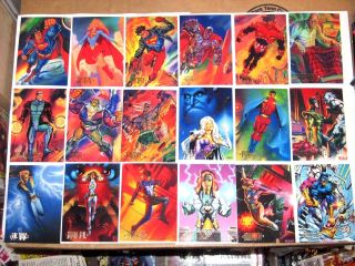 1994 Dc Comic Master Series 90 Card Set Batman Superman Wonder Woman Aquaman