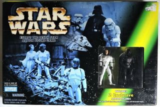 S825.  Star Wars Escape The Death Star Action Figure Game From Parker Bros (1998)