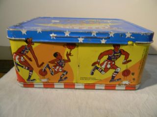 1971 THE HARLEM GLOBETROTTERS LUNCHBOX & THERMOS ALL 3
