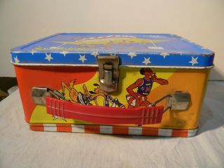 1971 THE HARLEM GLOBETROTTERS LUNCHBOX & THERMOS ALL 5