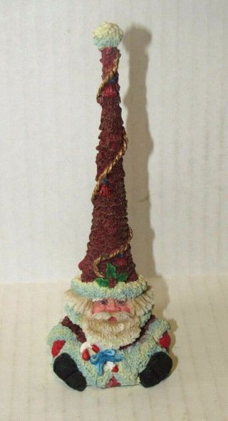 1994 Crinkle Claus Possible Dreams Santa Sitting Wearing Tall Hat