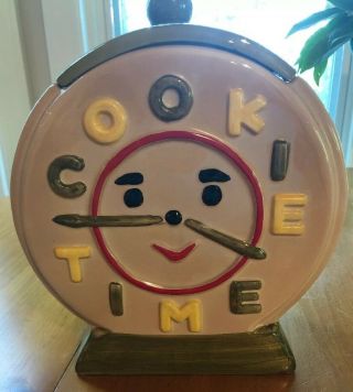 Vintage Cookie Jar Classics By Jonal Smiling Clock Cookie Jar Cookie Time