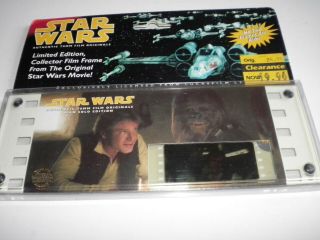 Star Wars Authentic 70mm Film Originals Han Solo Edition 1995 Unopen.