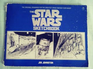 The Star Wars Sketchbook 1977 Joe Johnston First Edition Printing 96 Pages