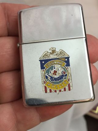 1986 Zippo Lighter - Columbus (OHIO) Police 4