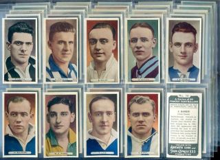 Tobacco Card Set,  Ardath,  Famous Footballers,  Football,  Soccer,  1934