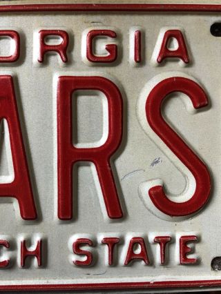 1976 Georgia Hearse License Plate Tag - Rare And Very Cool 3